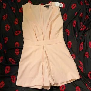Forever 21 deep V neck romper